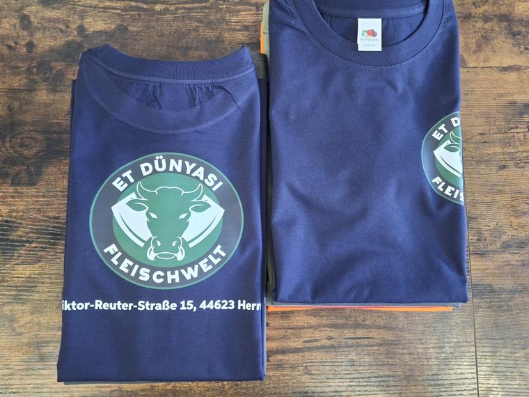 Et Dünyasi Fleischwelt &ndash; T-Shirts in Marineblau
