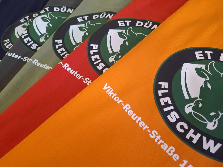 Et Dünyasi Fleischwelt &ndash; Logodruck auf farbigen Shirts
