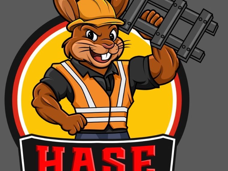 Hase Gleisbau &ndash; Logoentwicklung als Maskottchen