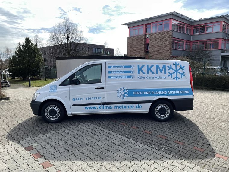 Kälte Klima Meixner &ndash; Mercedes Vito beschriftet