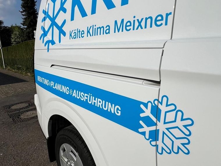 Kälte Klima Meixner &ndash; Transporter-Seitenbeschriftung