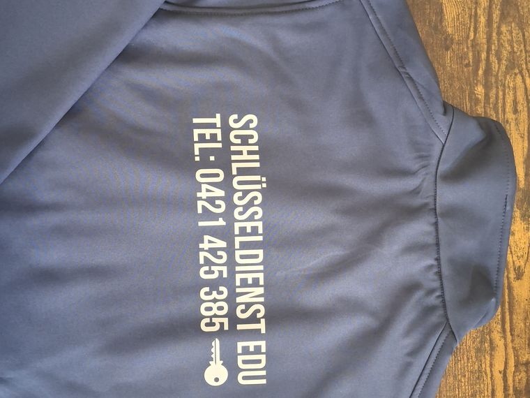 Schlüsseldienst EDU &ndash; Poloshirt mit Rufnummer