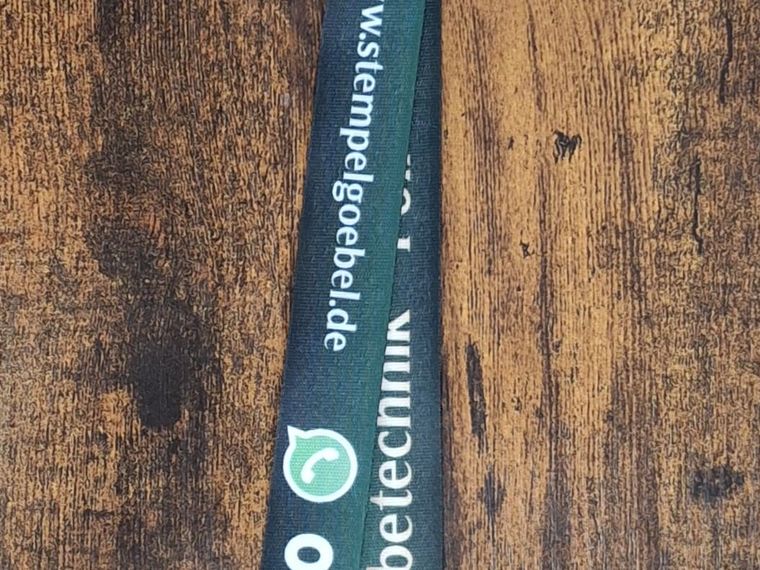 Stempel Göbel &ndash; Schlüsselband mit Webadresse